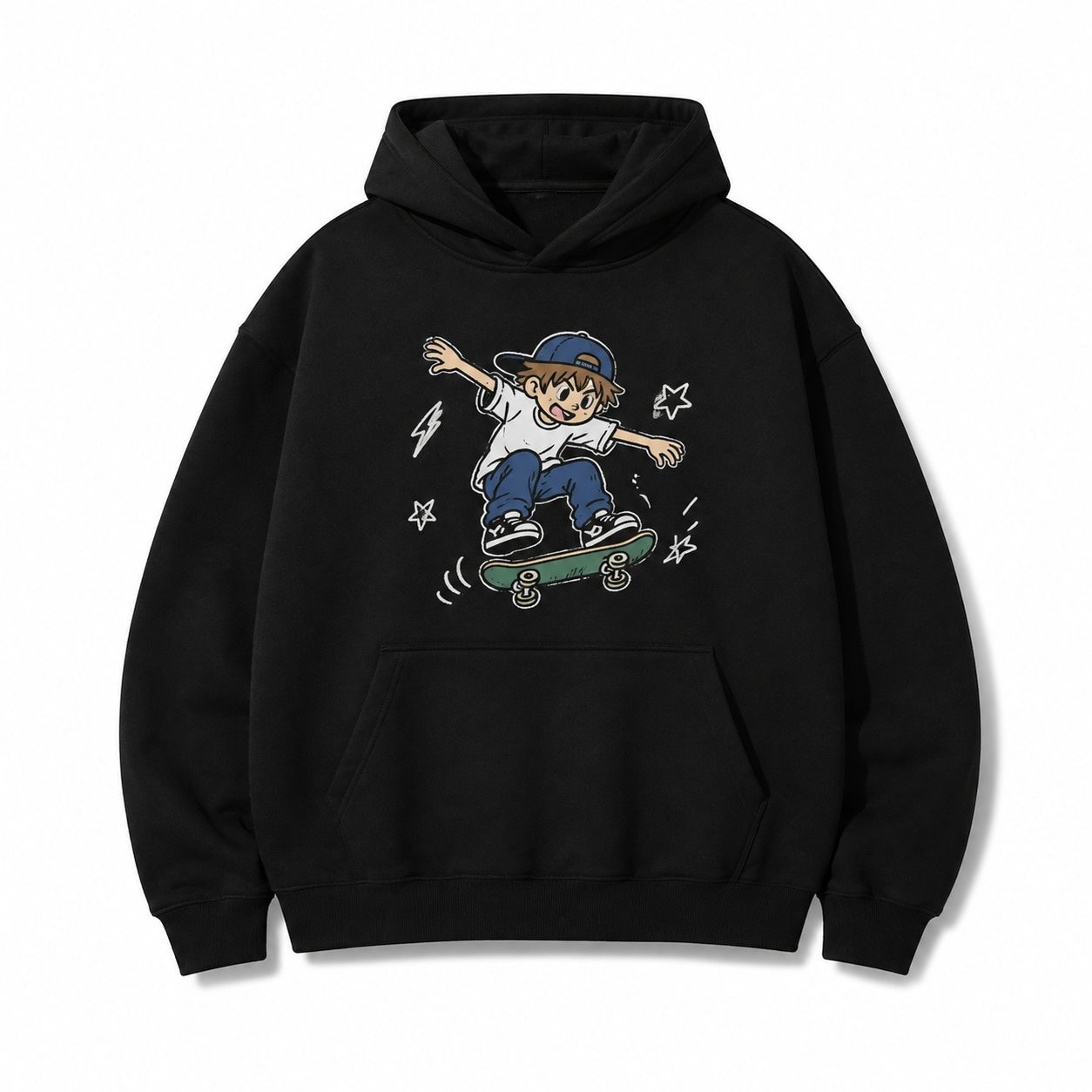 Skate Spirit Graphic Hoodie