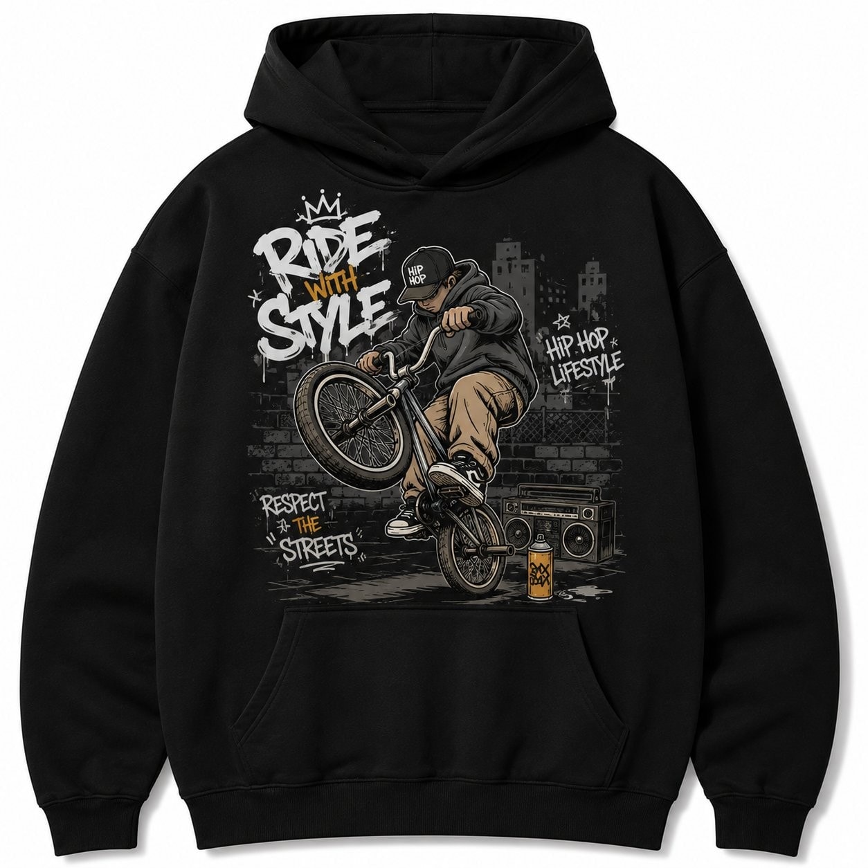 Ride With Style BMX Hoodie