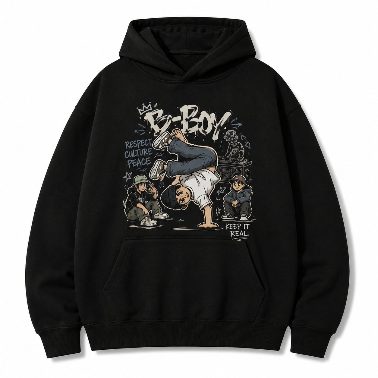 B-Boy Culture Graphic Hoodie